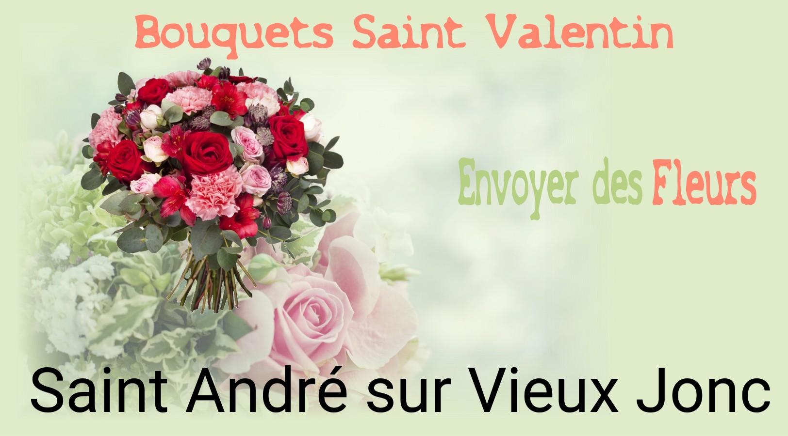 Roses de Saint-Valentin livrées à Saint-André-sur-Vieux-Jonc